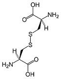 bonded cysteine molecule, disufide bonds