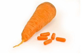 carrot and pills